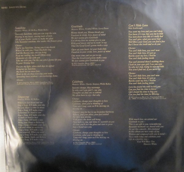 Cover zu Earth, Wind & Fire - Gratitude | Vinyl | Funk / Soul | Europe