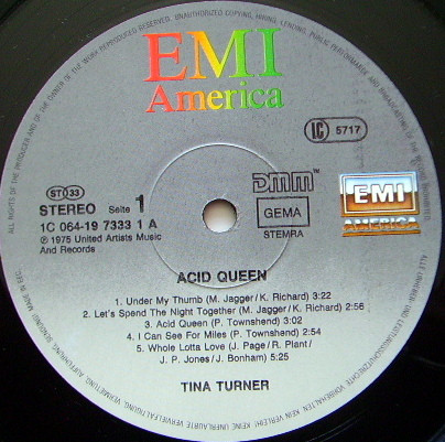 Cover zu Tina Turner - Acid Queen | Vinyl | Rock, Funk / Soul | Europe