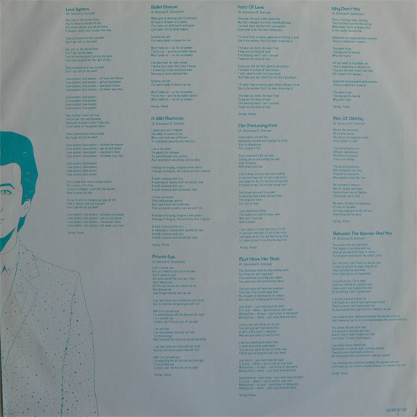 Cover zu The Twins - A Wild Romance | 1983 | Vinyl, LP, Album | Electronic | Europe Schallplatten Ankauf
