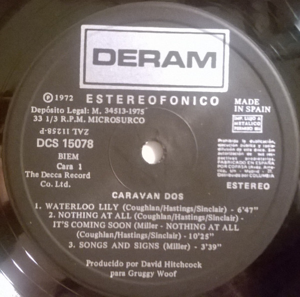 Cover zu Caravan - Dos | 1977 | Vinyl | Rock | Spain Schallplatten Ankauf
