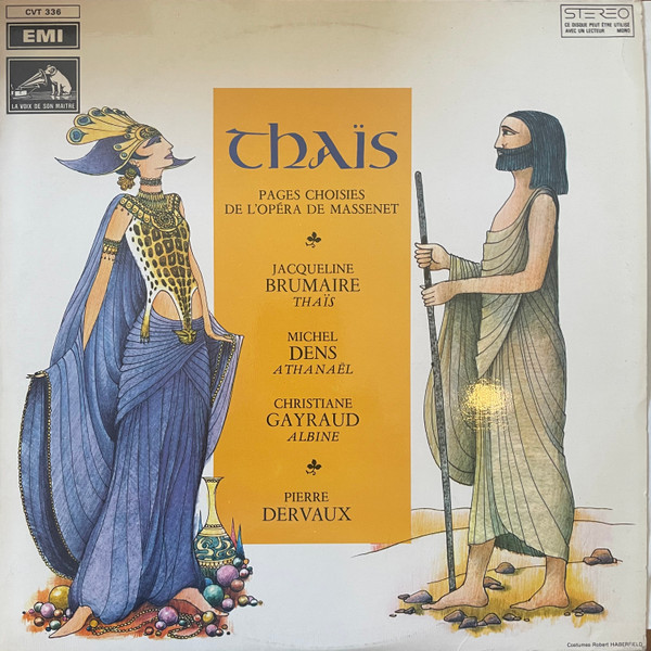 Bild Jacqueline Brumaire, Christiane Gayraud, Michel Dens, Orchestre National De L’Opéra De Paris, Les Chœurs René Duclos, Pierre Dervaux (2) – Thaïs – Pages Choisies De L’Opéra De Massenet Schallplatten Ankauf