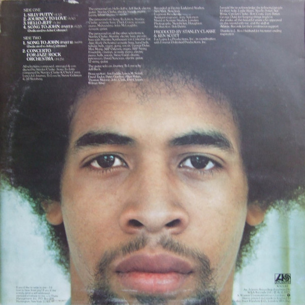 Cover zu Stanley Clarke - Journey To Love | 1975 | Vinyl | Jazz | UK