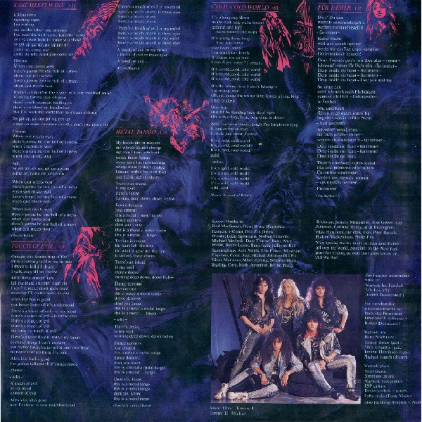 Cover zu Warlock (2) - Triumph And Agony | 1987 | Vinyl | Rock | Germany