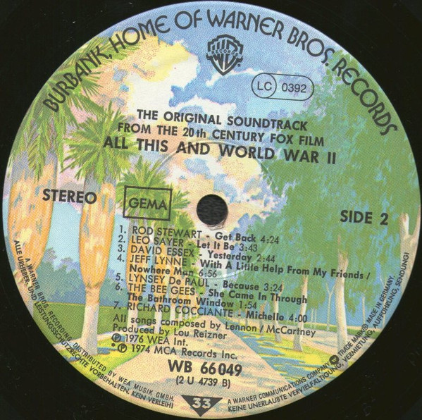 Cover zu Various - All This And World War II | 1976 | Vinyl | Rock, Pop | Germany