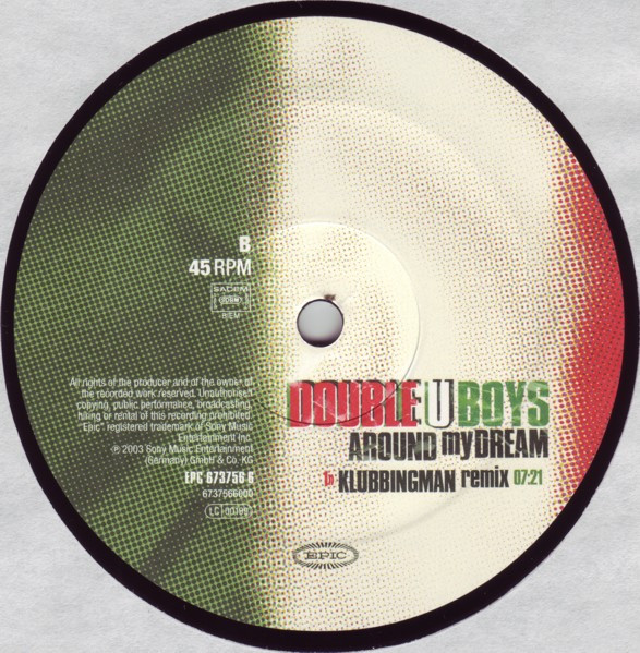 Cover zu Double U Boys - Around My Dream | 2003 | Vinyl | Electronic | Germany