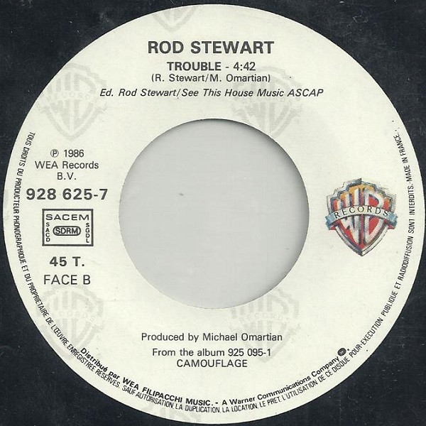 Cover zu Rod Stewart - Every Beat Of My Heart | 1986 | Vinyl | Rock | France Schallplatten Ankauf