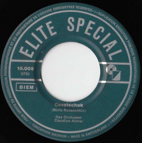 Cover zu Boris Rubaschkin - Syp, Simeon / Casatschok | 1967 | Vinyl | Folk, World, & Country | Switzerland Schallplatten Ankauf