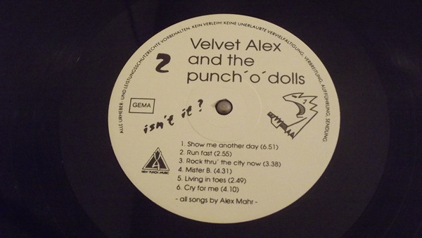 Cover zu Velvet Alex And The Punch'O'Dolls - Isn't It? | 1991 | Vinyl | Rock | Germany