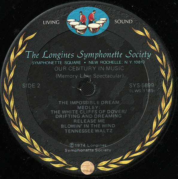 Cover zu The Longines Symphonette - Memory Lane Spectacular | 1974 | Vinyl | Jazz | US