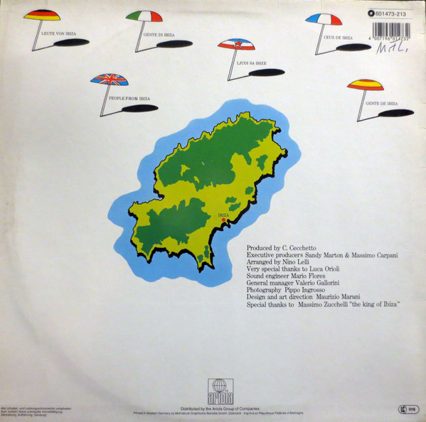 Cover zu Sandy Marton - People From Ibiza | 1984 | Vinyl | Pop | Europe Schallplatten Ankauf