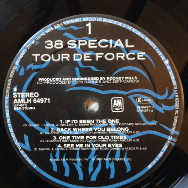 Cover zu 38 Special (2) - Tour De Force | 1983 | Vinyl | Rock | Europe