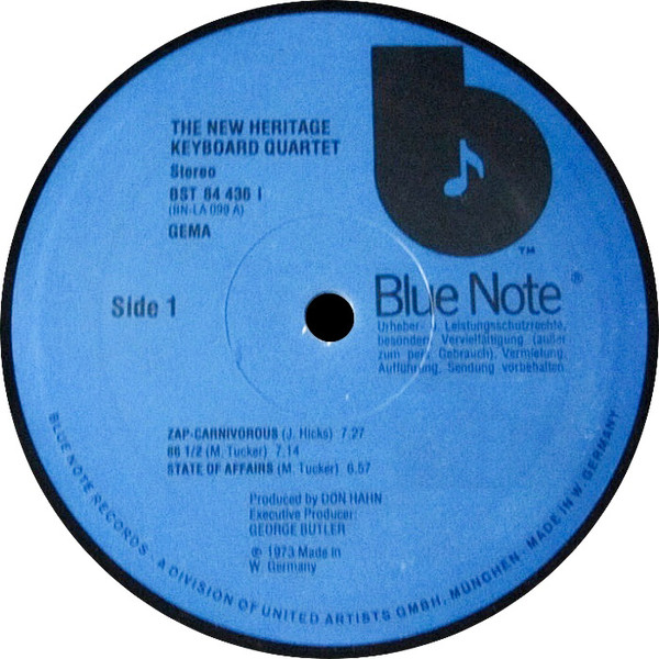Cover zu The New Heritage Keyboard Quartet - The New Heritage Keyboard Quartet | 1973 | Vinyl | Jazz | Germany Schallplatten Ankauf