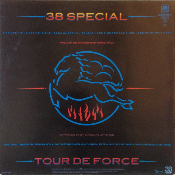 Cover zu 38 Special (2) - Tour De Force | 1983 | Vinyl | Rock | Europe Schallplatten Ankauf