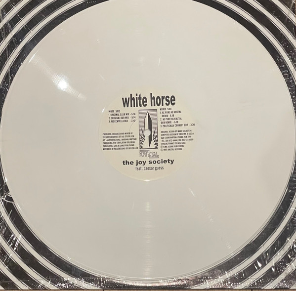 Cover zu The Joy Society - White Horse | 1995 | Vinyl | Electronic | US Schallplatten Ankauf