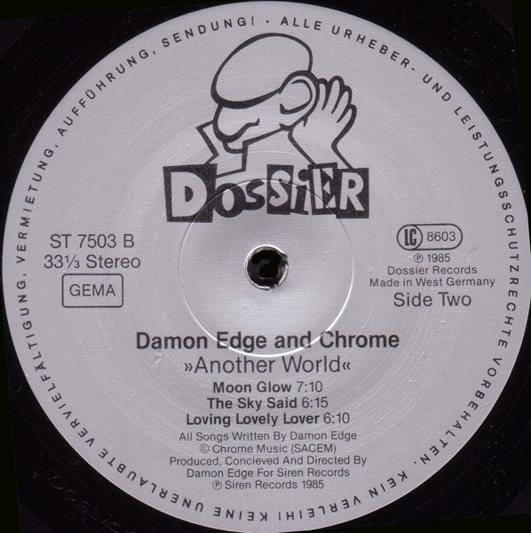 Cover zu Chrome (8) Featuring Damon Edge - Another World | 1985 | Vinyl, LP, Album | Electronic | Germany