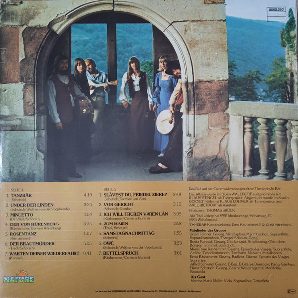 Cover zu Tanzbär (2) - Tanzbär | 1977 | Vinyl, LP, Album | Folk, World, & Country | Germany Schallplatten Ankauf
