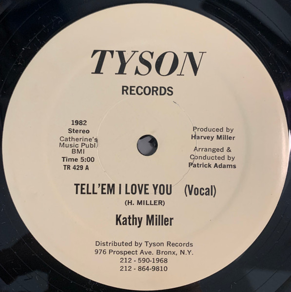 Cover zu Catherine Miller - Tell'em I Love You | 1982 | Vinyl | Funk / Soul | US Schallplatten Ankauf