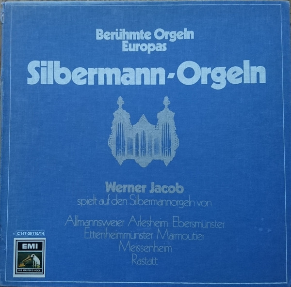 Cover zu Werner Jacob - Silbermann-Orgeln - Berühmte Orgeln Europas | Vinyl | Classical | Germany Schallplatten Ankauf