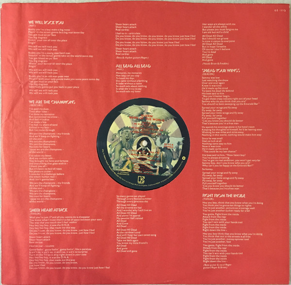 Cover zu Queen - News Of The World | 1977 | Vinyl | Rock | US