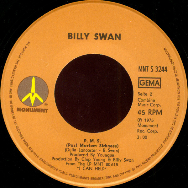 Cover zu Billy Swan - Don't Be Cruel | 1975 | Vinyl | Pop | Germany