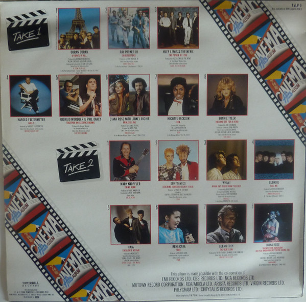 Cover zu Various - The Cinema Hits Album | 1986 | Vinyl | Rock, Pop, Stage & Screen | UK Schallplatten Ankauf