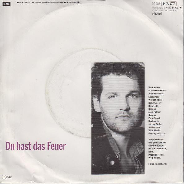 Cover zu Wolf Maahn - Ich Wart' Auf Dich | 1985 | Vinyl | Pop | Germany