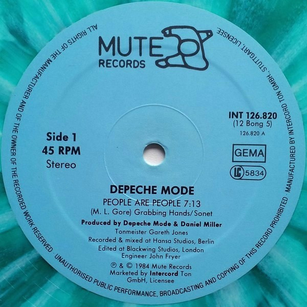 Cover zu Depeche Mode - People Are People (Different Mix) | 1984 | Vinyl | Electronic | Germany