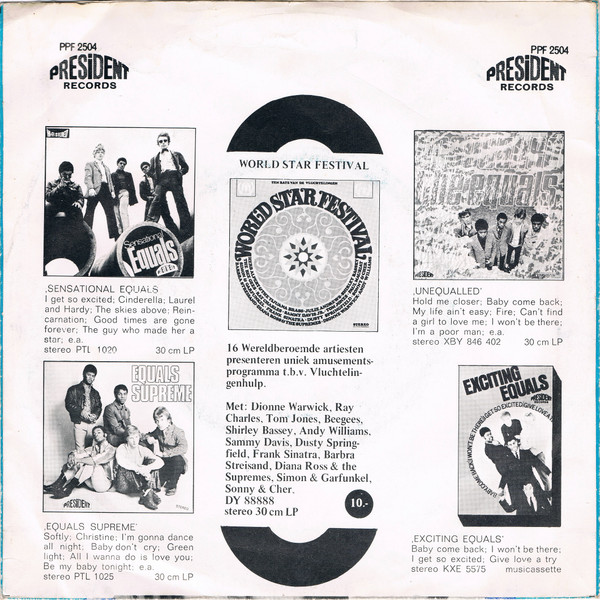 Cover zu The Equals - Rub A Dub Dub / After The Lights Go Down Low | 1969 | Vinyl | Funk / Soul | Netherlands