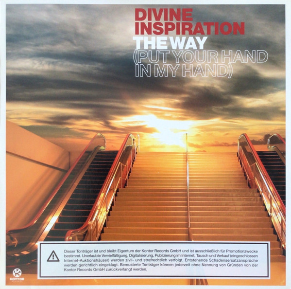 Cover zu Divine Inspiration - The Way (Put Your Hand In My Hand) | 2003 | Vinyl | Electronic | Germany