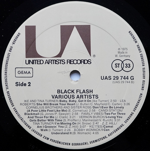 Cover zu Various - Black Flash | 1975 | Vinyl | Funk / Soul | Germany