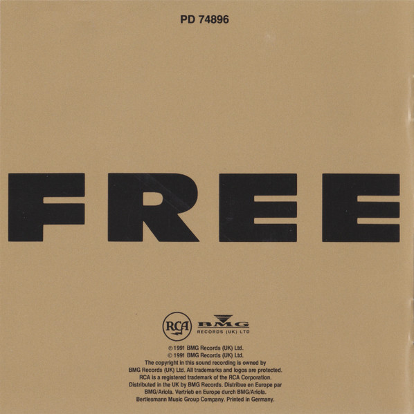 Cover zu Rick Astley - Free | 1991 | Vinyl | Electronic, Pop | UK & Europe