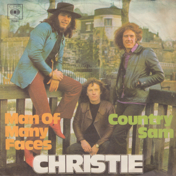 Cover zu Christie - Man Of Many Faces / Country Sam | 1971 | Vinyl | Rock | Germany