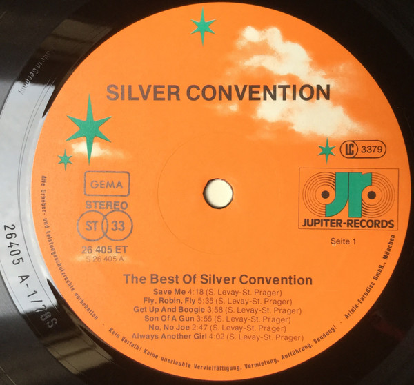 Cover zu Silver Convention - The Best Of Silver Convention | 1978 | Vinyl, LP, Compilation | Funk / Soul | Germany Schallplatten Ankauf