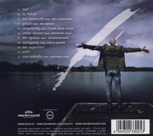 Cover zu Vince Bahrdt - Tief | 2011 | CD, Album | Pop | Germany, Austria, & Switzerland Schallplatten Ankauf