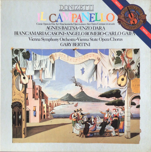 Bild Gaetano Donizetti, Agnes Baltsa, Enzo Dara, Carlo Gaifa, Bianca Maria Casoni, Angelo Romero, Gary Bertini – Donizetti : Il Campanello | 1983 | Vinyl, LP, Stereo, Box Set | Classical Schallplatten Ankauf