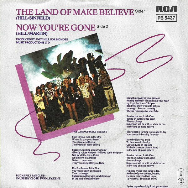Cover zu Bucks Fizz - The Land Of Make Believe | 1981 | Vinyl | Electronic, Pop | Germany