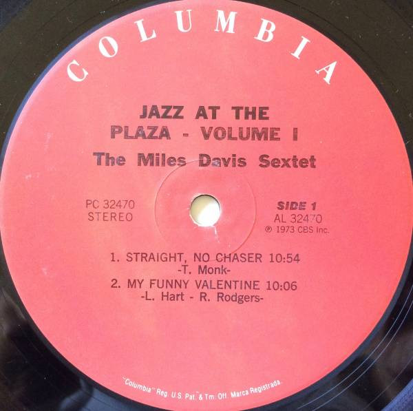 Cover zu The Miles Davis Sextet - Jazz At The Plaza Volume 1 | Vinyl | Jazz | US