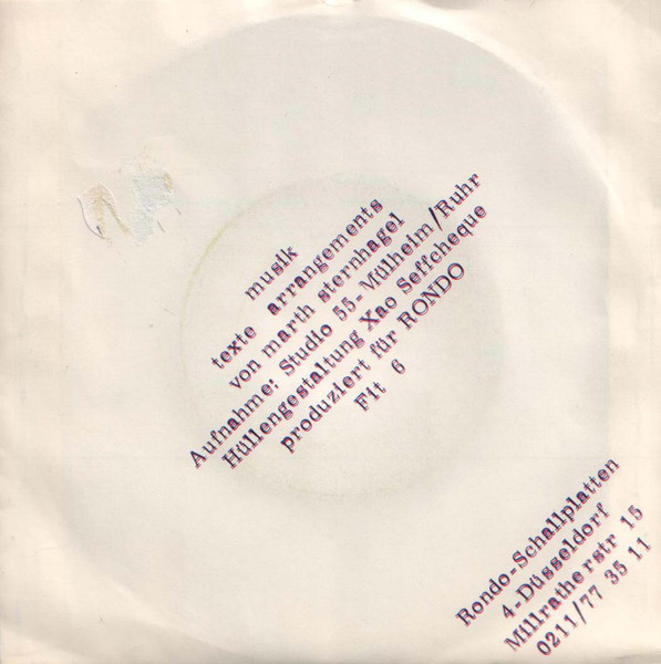 Cover zu Sternhagel - Vielleichtbinicheinpank Dochichweißnichtgenau / Hauruck (Ichliebedich) | 1980 | Vinyl, 7