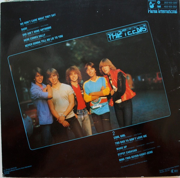 Cover zu The Teens - Rock City Nights | 1980 | Vinyl | Rock | Germany