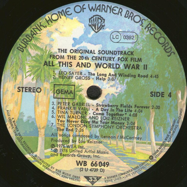 Cover zu Various - All This And World War II | 1976 | Vinyl | Rock, Pop | Germany