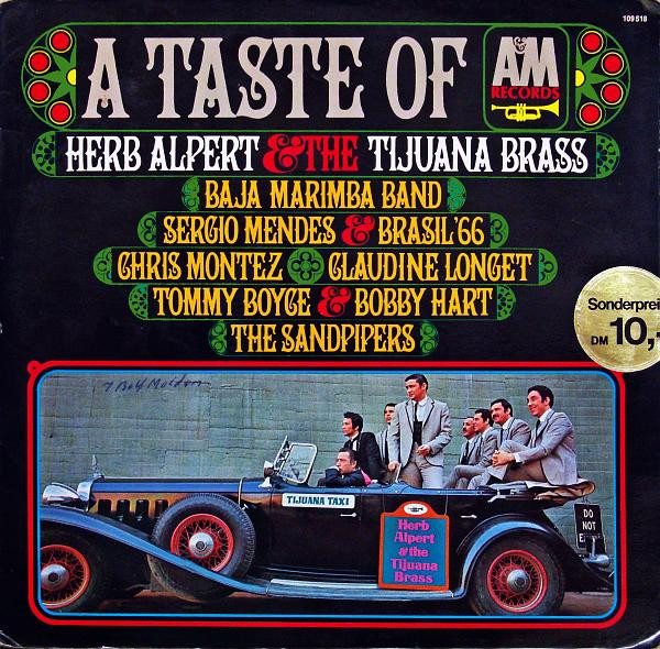 Cover zu Various - A Taste Of A&M Records | 1967 | Vinyl | Jazz, Latin | Germany