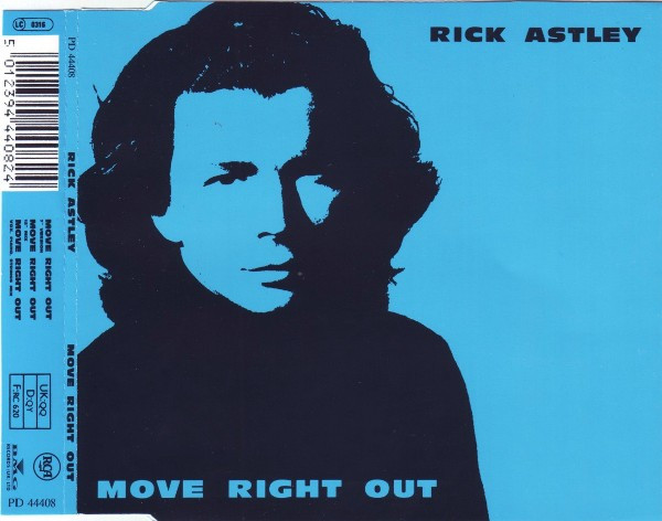 Cover zu Rick Astley - Move Right Out | 1991 | Vinyl | Electronic, Rock, Pop | UK & Europe Schallplatten Ankauf