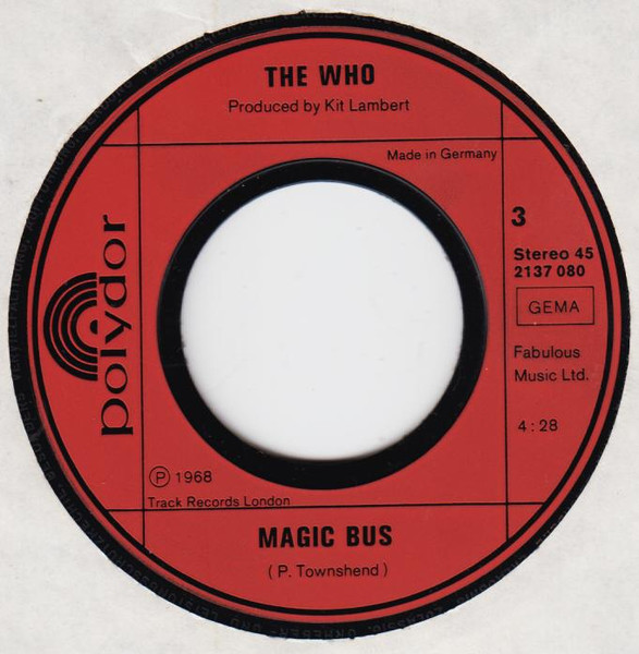 Cover zu The Who - Die Vier Grossen Hits | 1975 | Vinyl, 7