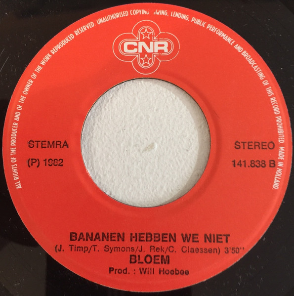 Cover zu Bloem - Omdat (Parce Que, Because) | 1982 | Vinyl | Pop | Netherlands