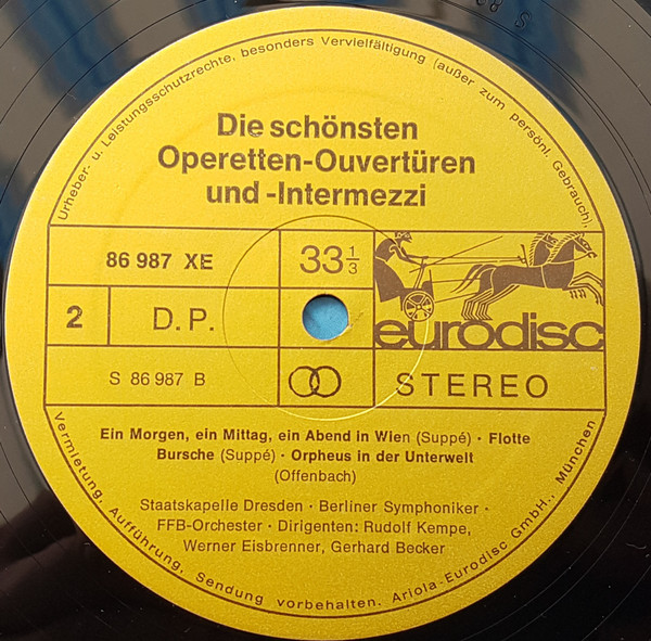 Cover zu Various - Verliebt In Musik (Beschwingte Ouvertüren) | 1974 | Vinyl | Classical | Germany Schallplatten Ankauf