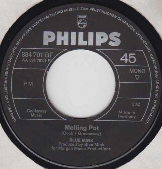 Cover zu Blue Mink - Melting Pot | 1969 | Vinyl | Pop | Germany
