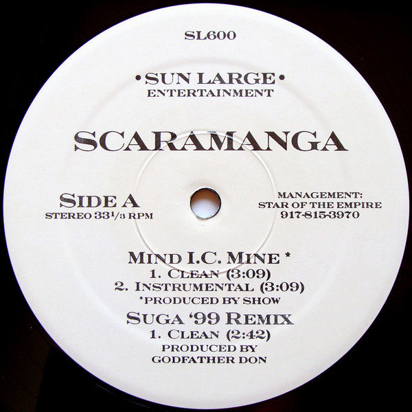 Cover zu Scaramanga - Mind I.C. Mine | 1999 | Vinyl | Hip Hop | US Schallplatten Ankauf