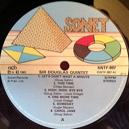 Cover zu Sir Douglas Quintet - Midnight Sun | 1984 | Vinyl | Rock | Sweden Schallplatten Ankauf