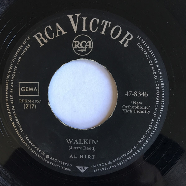 Cover zu Al Hirt - Cotton Candy / Walkin' | Vinyl | Jazz | Germany