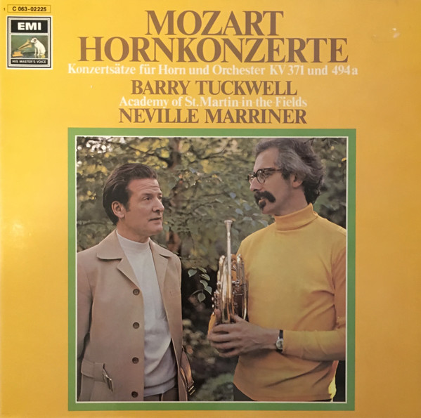 Cover zu Wolfgang Amadeus Mozart - Barry Tuckwell, The Academy Of St. Martin-in-the-Fields, Sir Neville Marriner - Hornkonzerte (Konzertsätze Für Horn Und Orchester KV 371 Und 494a) | 1972 Schallplatten Ankauf